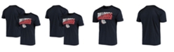 Champion Men's Navy Gonzaga Bulldogs Wordmark Slash T-shirt